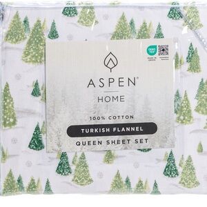 Aspen Home Turkish Flannel Queen Sheet Set